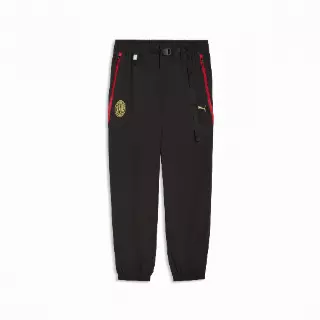 AC Milan PUMATECH Winterized relaxte broek voor Heren, Zwart