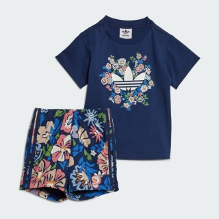 Adidas  Originals x Liberty London Short en T-shirt Set Kids