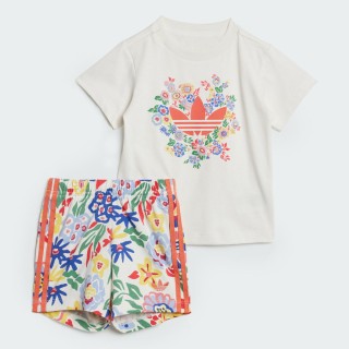 Adidas  Originals x Liberty London Short en T-shirt Set Kids