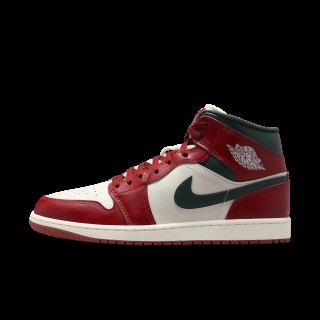 Air Jordan 1 Mid Herenschoenen - Wit