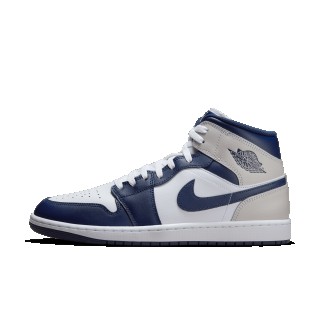 Air Jordan 1 Mid Herenschoenen - Wit