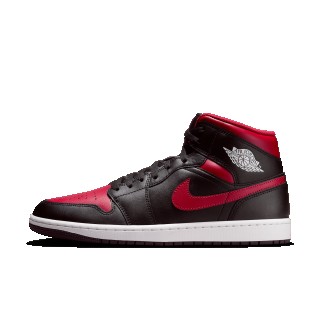 Air Jordan 1 Mid Herenschoenen - Zwart