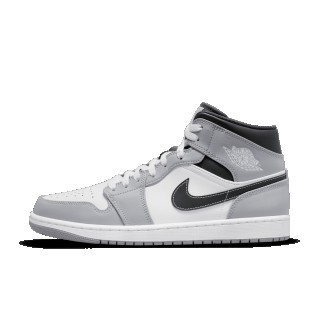 Air Jordan 1 Mid Schoenen - Grijs