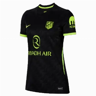 Atlético Madrid 2026/27 Stadium Uit Nike Dri-FIT replicavoetbalshirt voor dames - Zwart