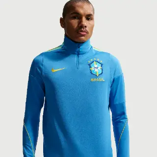 Brazilië Strike Nike Dri-FIT voetbaltrainingstop voor heren - Blauw