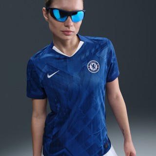 Chelsea FC 2025/26 Stadium Thuis Nike Dri-FIT replicavoetbalshirt voor dames - Blauw
