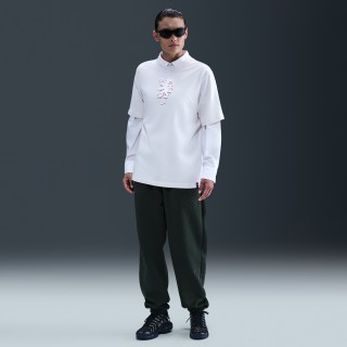 Chelsea FC Phoenix Fleece Nike oversized voetbalbroek met hoge taille voor dames - Groen