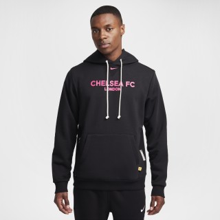 Chelsea FC Standard Issue Derde Nike Dri-FIT voetbalhoodie voor heren - Zwart