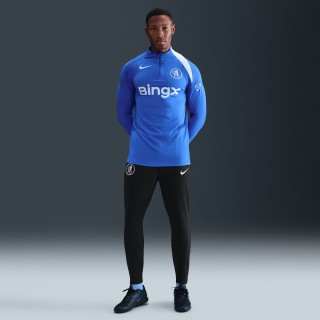 Chelsea FC Strike Derde Nike Total 90 Knit voetbalbroek met Dri-FIT voor heren - Zwart