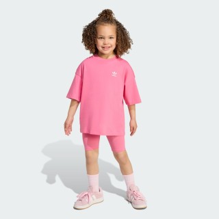 Adidas Cycling Short en T-shirt Set Kids