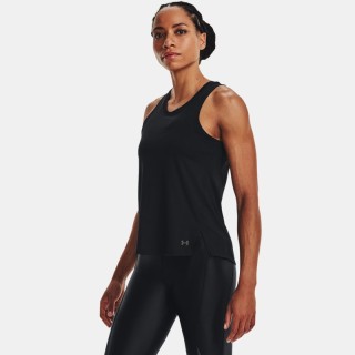 Damestanktop Under Armour Iso-Chill Laser Zwart / Zwart / Reflecterend L