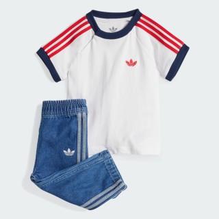 Adidas Denim T-shirt Set Kids