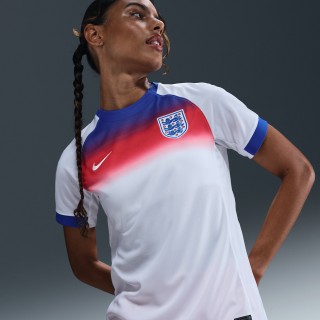 Engeland 2025 Stadium Thuis (vrouwenelftal) Nike Dri-FIT replicavoetbalshirt voor dames - Blauw