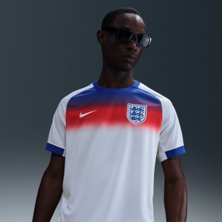 Engeland 2025 Stadium Thuis (vrouwenelftal) Nike Dri-FIT replicavoetbalshirt voor heren - Blauw