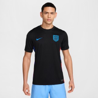Engeland 2025 Stadium Uit (vrouwenelftal) Nike Dri-FIT replicavoetbalshirt voor heren - Zwart