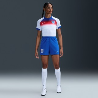 Engeland 2025/26 Stadium Thuis Nike Dri-FIT replicavoetbalshorts voor dames - Blauw