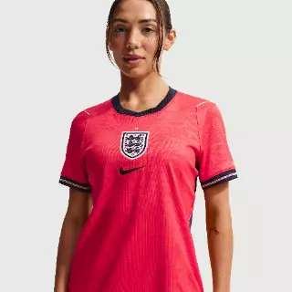 Engeland 2026 Stadium Uit Nike Dri-FIT replicavoetbalshirt voor dames - Rood
