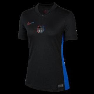 FC Barcelona 2024/25 Stadium Uit Nike Dri-FIT replicavoetbalshirt voor dames - Zwart