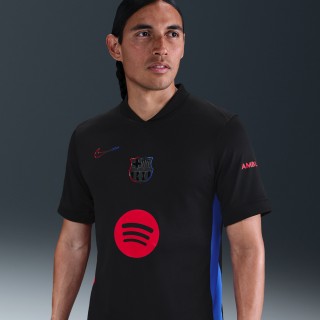 FC Barcelona 2024/25 Stadium Uit Nike Dri-FIT replicavoetbalshirt voor heren - Zwart