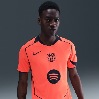 FC Barcelona 2025/26 Stadium Derde Nike Total 90 replicavoetbalshirt met Dri-FIT voor heren - Oranje