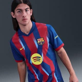 FC Barcelona 2025/26 Stadium Fourth Nike Dri-FIT replicavoetbalshirt voor heren - Blauw