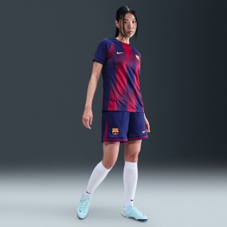 FC Barcelona 2025/26 Stadium Thuis Nike Dri-FIT replicavoetbalshorts voor dames - Blauw