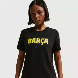 FC Barcelona Nike voetbalshirt voor dames - Zwart