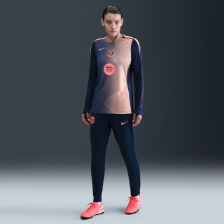 FC Barcelona Strike Derde Nike Total 90 knit voetbalbroek met Dri-FIT voor dames - Blauw