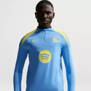 FC Barcelona Strike Fourth Dri-FIT knit voetbaltrainingstop voor heren - Blauw