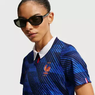 FFF 2026 Stadium Thuis Nike Dri-FIT replica voetbalshirt voor dames - Blauw