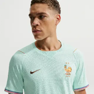 FFF 2026/27 Match Away Nike Aero-FIT authentiek voetbalshirt voor heren - Groen