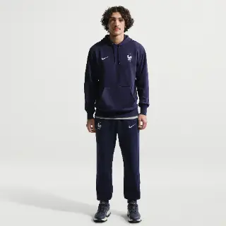 FFF Club Nike voetbaljoggingbroek van sweatstof voor heren - Blauw