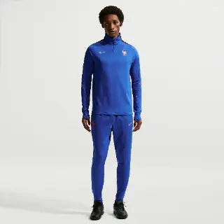 FFF Strike Nike Dri-FIT knit voetbalbroek voor heren - Blauw