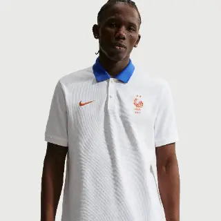 FFF The Nike Polo Nike Dri-FIT voetbalpolo voor heren - Wit