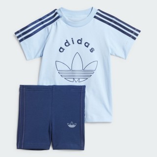 Adidas Graphics Cycling Shorts Set Kids