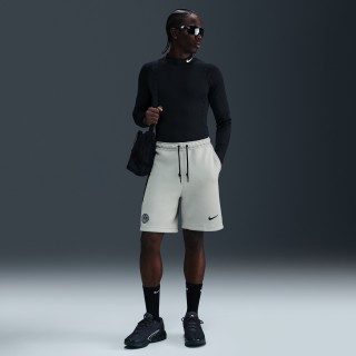 Inter Milan Tech Nike voetbalshorts van fleece voor heren - Grijs