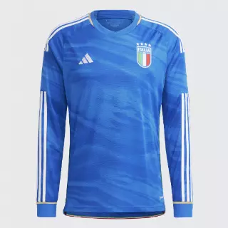 Adidas Italië 23 Thuisshirt met Lange Mouwen
