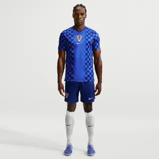 Kroatië 2026 Stadion Thuis Nike Dri-FIT replicavoetbalshorts voor heren - Blauw