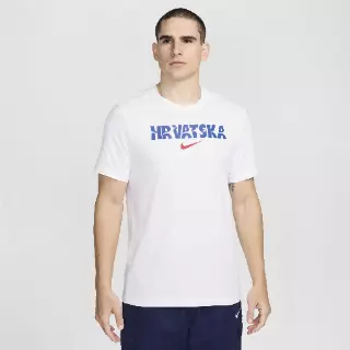 Kroatië Crest Nike voetbalshirt voor heren - Wit