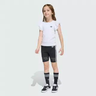 LACE CYCLING SHORT T-SHIRT SET