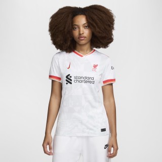 Liverpool FC 2024/25 Stadium Derde Nike Dri-FIT replicavoetbalshirt voor dames - Wit