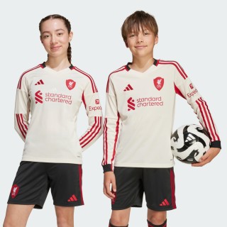 Adidas Liverpool FC 25/26 Uitshirt met Lange Mouwen Kids