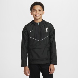 Liverpool FC Amplify Windrunner Nike voetbalanorak voor jongens - Groen