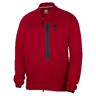 Liverpool FC Tech Fleece Nike voetbaljack voor heren - Rood