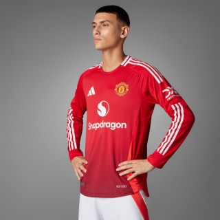 Manchester United 24/25 Authentiek Thuisshirt met Lange Mouwen