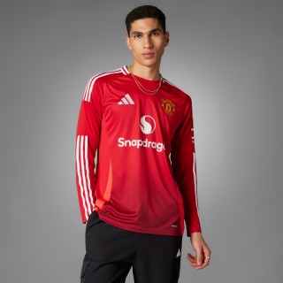 Manchester United 24/25 Thuisshirt met Lange Mouwen