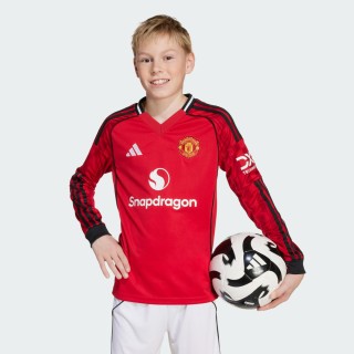 Adidas Manchester United 25/26 Long Sleeve Thuisshirt Kids