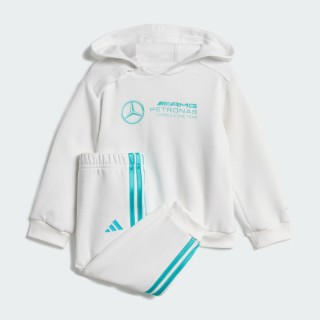 Adidas MERCEDES - AMG PETRONAS FORMULA ONE TEAM DNA BABY JOGGINGPAK MET LANGE MOUWEN