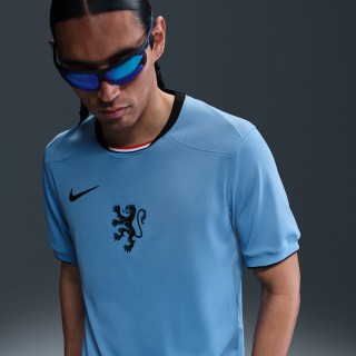 Nederland 2025 Stadium Uit (vrouwenelftal) Nike Dri-FIT replicavoetbalshirt voor heren - Blauw