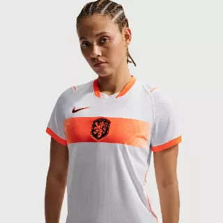 Nederland 2026 Stadium Uit Nike Dri-FIT replicavoetbalshirt voor dames - Wit